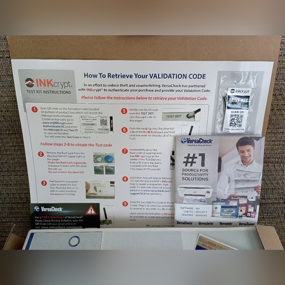 VersaCheck Security Business Check Refills. - Picture 5 of 9